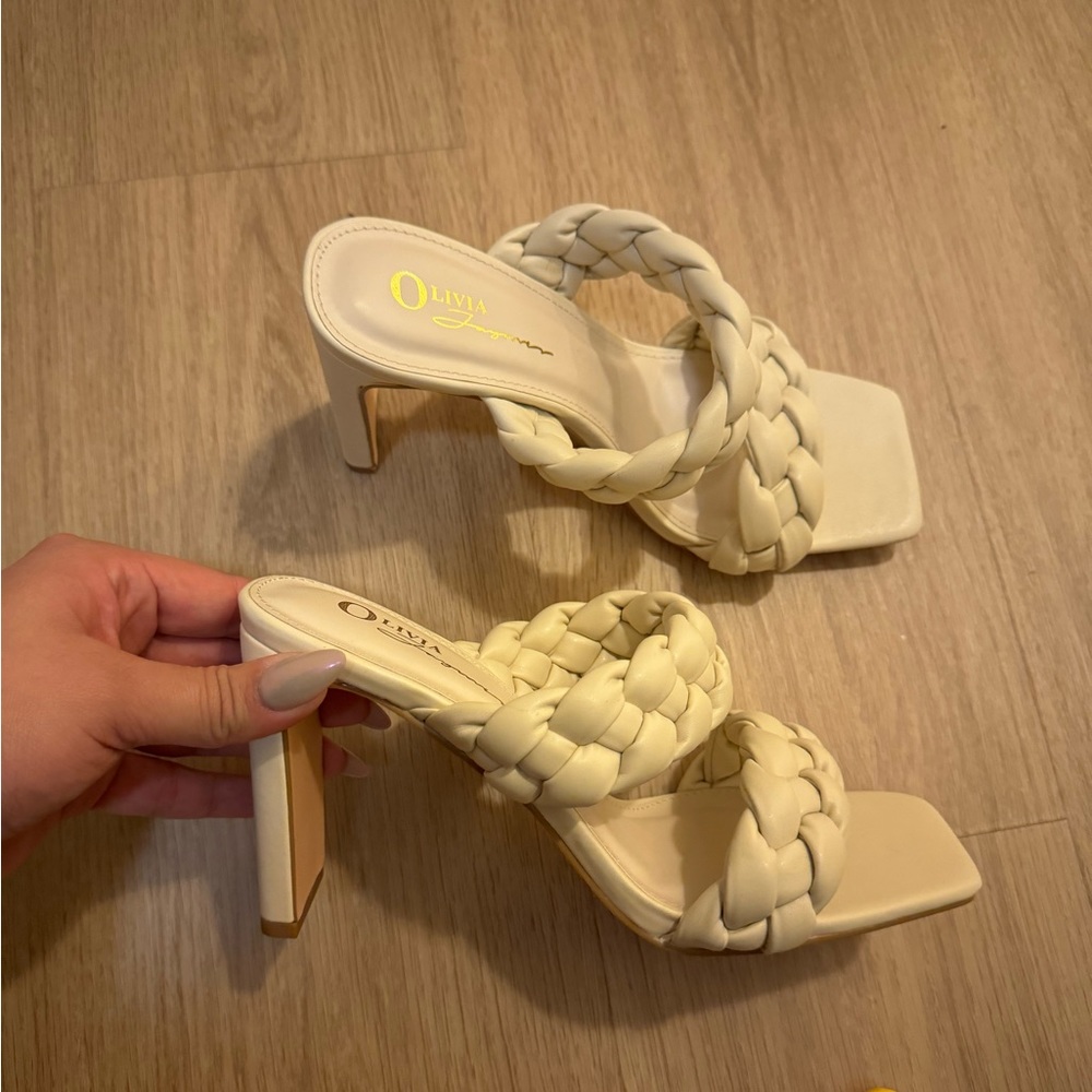 BRAND NEW Braided Strap Heel